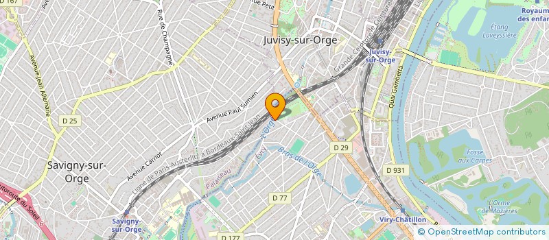 localisation de l'entreprise SMART&SPEED TRANSPORT à VIRY-CHATILLON