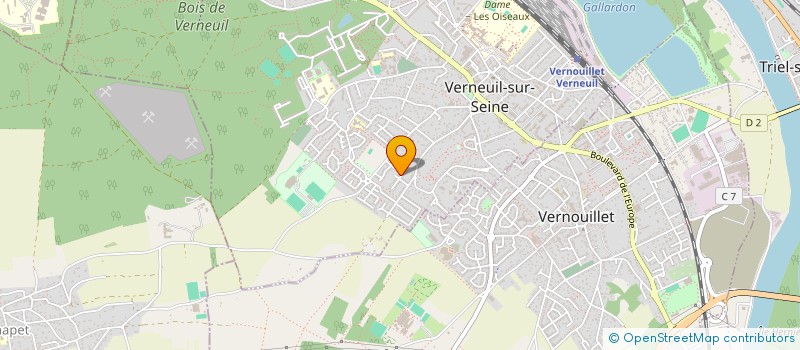 localisation de l'entreprise SMART SPONSORING à VERNEUIL-SUR-SEINE
