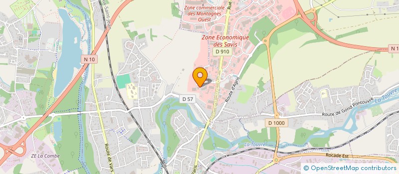 localisation de l'entreprise SMART & SPORT à GOND-PONTOUVRE
