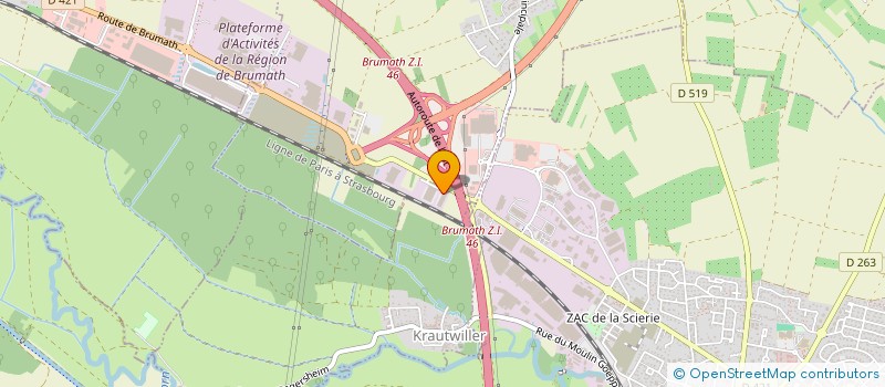 localisation de l'entreprise SMART SYNERGIE  BERNOLSHEIM