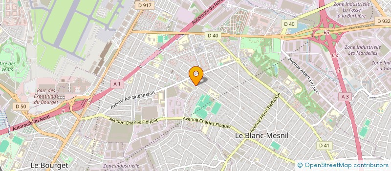 localisation de l'entreprise SMART TECH à LE BLANC-MESNIL