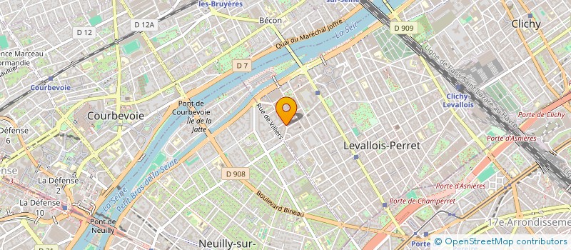 localisation de l'entreprise SMART TECH INVEST à LEVALLOIS-PERRET