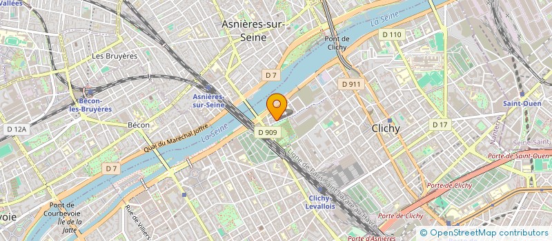 localisation de l'entreprise SMART TOURISM VTC à CLICHY