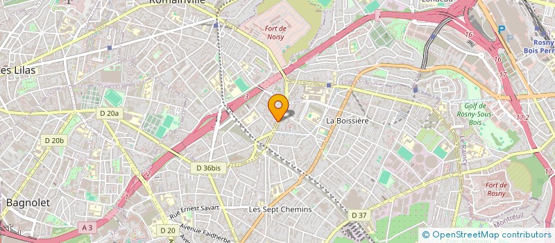 localisation de l'entreprise SMART TRANSPORT  ROMAINVILLE