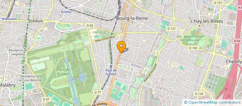 localisation de l'entreprise SMART UP à BOURG-LA-REINE