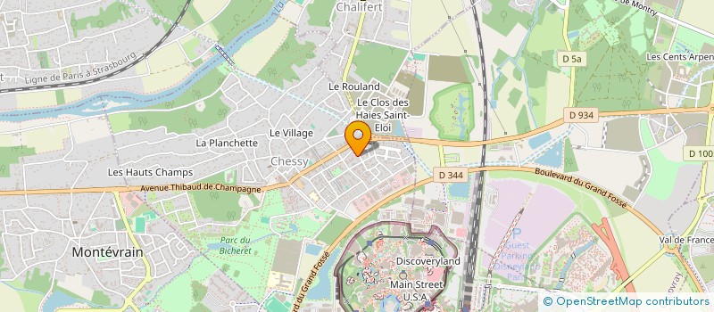 localisation de l'entreprise SMART UP FB à CHESSY