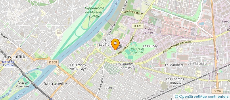 localisation de l'entreprise SMART WEB SOLUTION à SARTROUVILLE