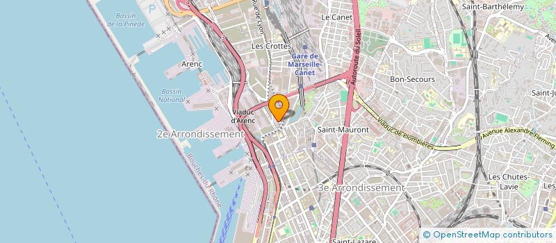 localisation de l'entreprise SMART13 à MARSEILLE