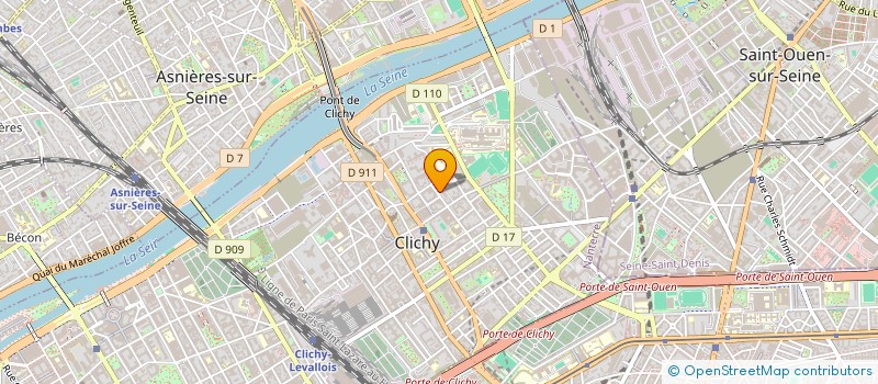 localisation de l'entreprise SMARTA IMMO à CLICHY