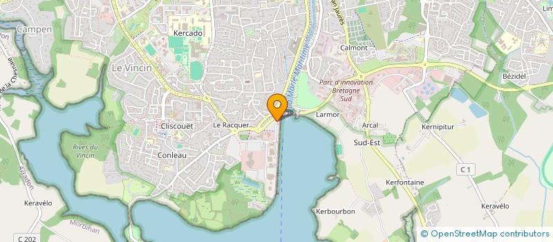 localisation de l'entreprise SMARTBOAT à VANNES