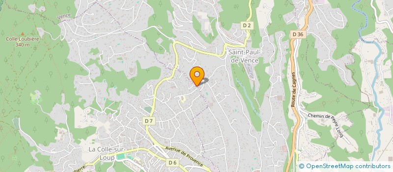 localisation de l'entreprise SMARTBUILDINGCONSILIUM à SAINT-PAUL-DE-VENCE