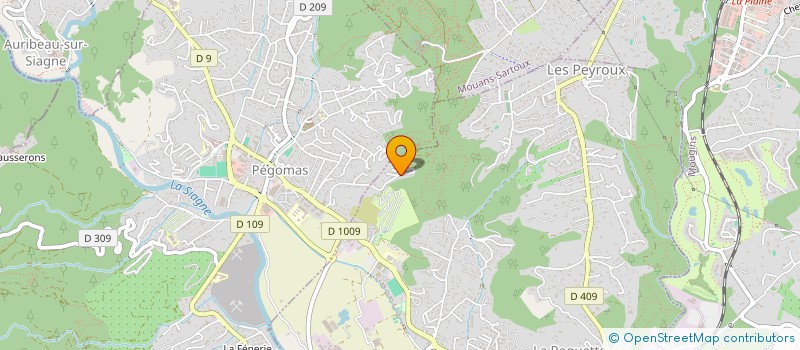 localisation de l'entreprise SMARTBURO à LA ROQUETTE-SUR-SIAGNE