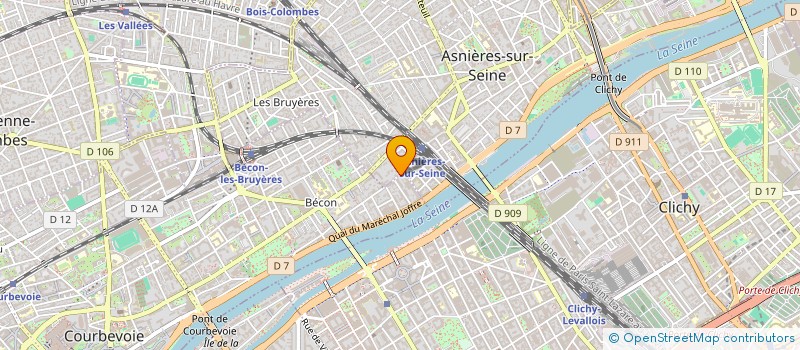 localisation de l'entreprise SMARTCARE à COURBEVOIE