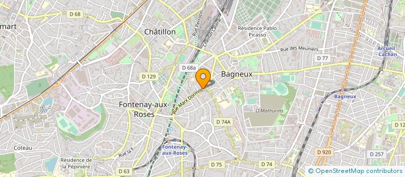 localisation de l'entreprise SMARTCOM SERVICES à FONTENAY-AUX-ROSES