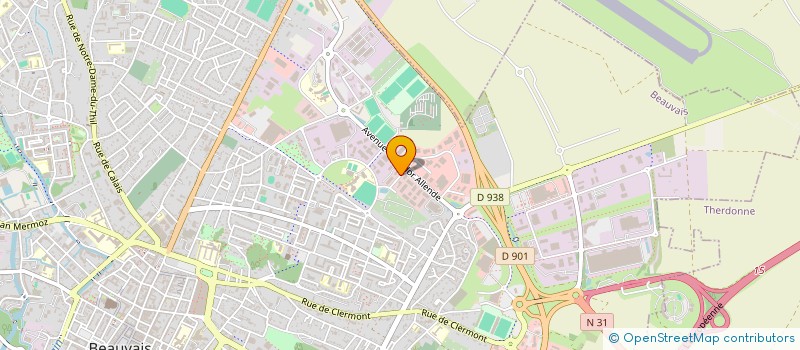 localisation de l'entreprise SMARTCOMPTA60  BEAUVAIS