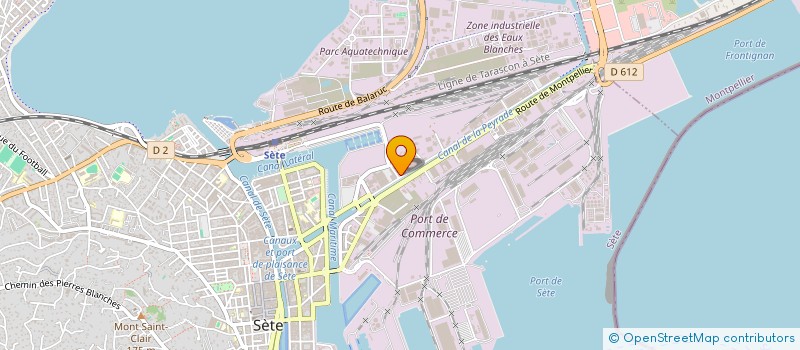 localisation de l'entreprise SMARTEKO à SETE