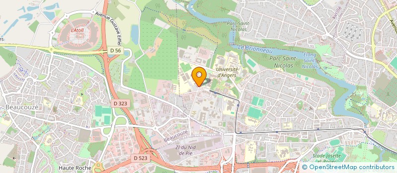 localisation de l'entreprise SMARTEMPUS à ANGERS