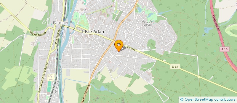 localisation de l'entreprise SMARTFOX  L'ISLE-ADAM