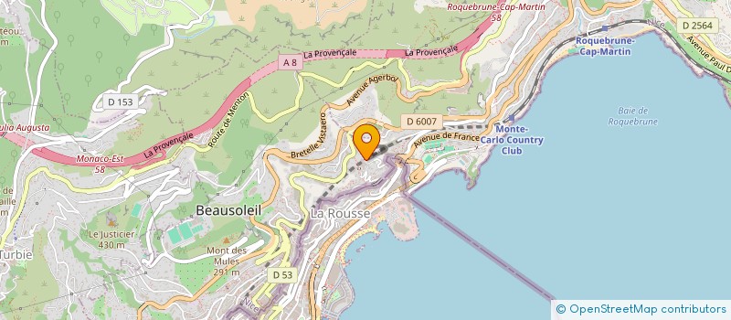 localisation de l'entreprise SMARTINVEST  BEAUSOLEIL