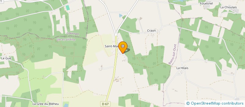 localisation de l'entreprise SMARTLAB'Z à BAINS-SUR-OUST