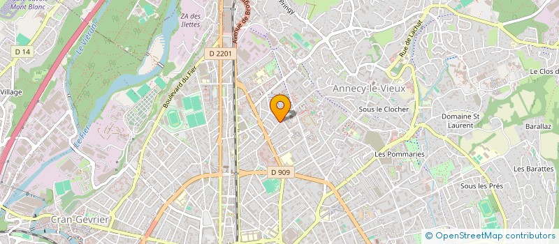 localisation de l'entreprise SMARTLOCKERS à ANNECY