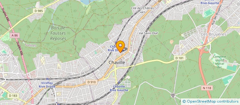 localisation de l'entreprise SMARTUP21 à CHAVILLE