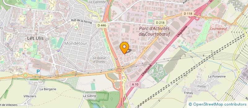 localisation de l'entreprise SMARTWARE à LES ULIS