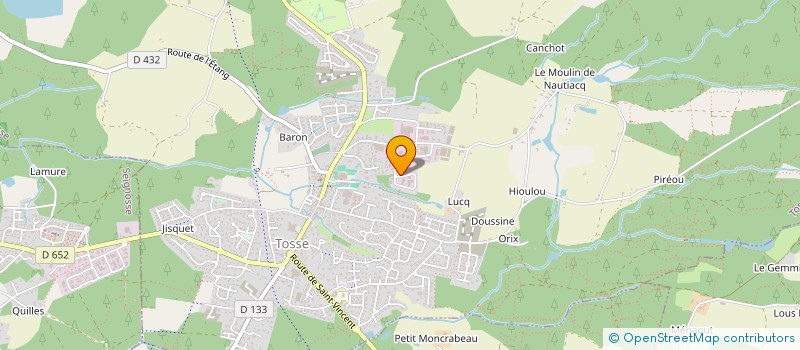 localisation de l'entreprise SMARTWOOD-CONSTRUCTION  TOSSE