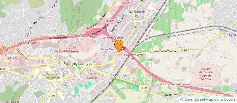 localisation de l'entreprise SMARTYCAR DEPANNAGE à LA GARDE