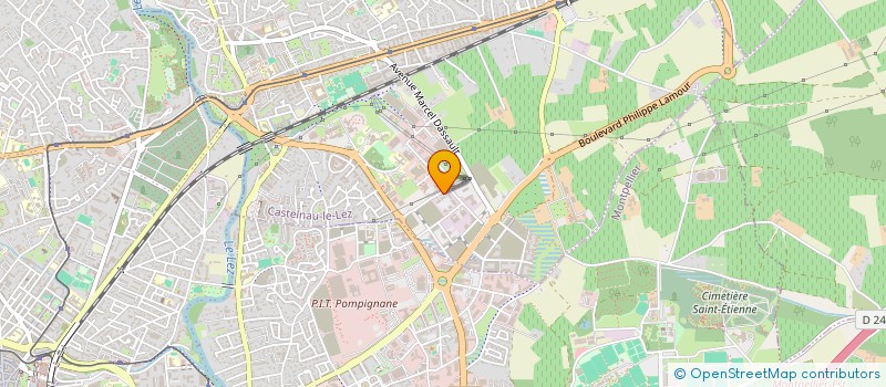 localisation de l'entreprise SMASH  CASTELNAU-LE-LEZ