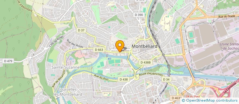 localisation de l'entreprise SMASH ARENA EVENT (SAE) à MONTBELIARD