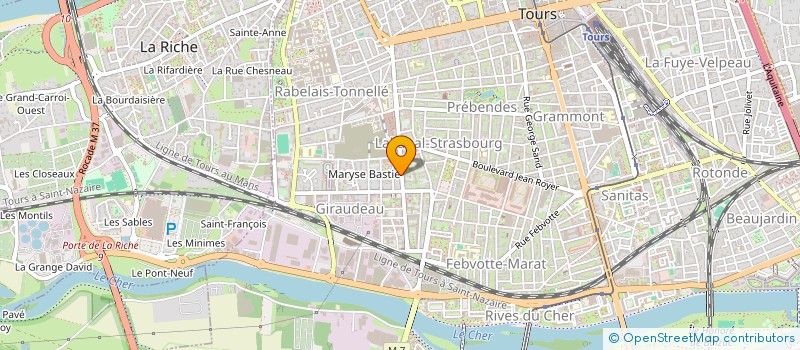 localisation de l'entreprise SMASH ASSOCIATION LOIRE TOURAINE  TOURS
