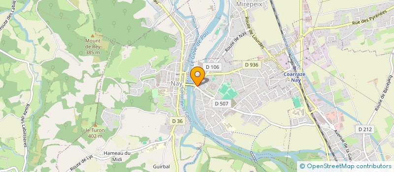 localisation de l'entreprise SMASH BURGER NAY  NAY