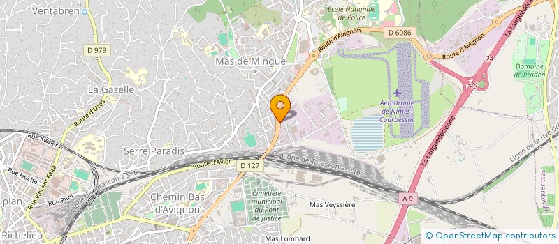 localisation de l'entreprise SMASH NIMES  NIMES