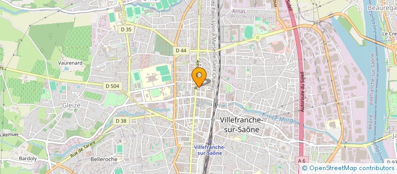 localisation de l'entreprise SMASH OUT à VILLEFRANCHE-SUR-SAONE
