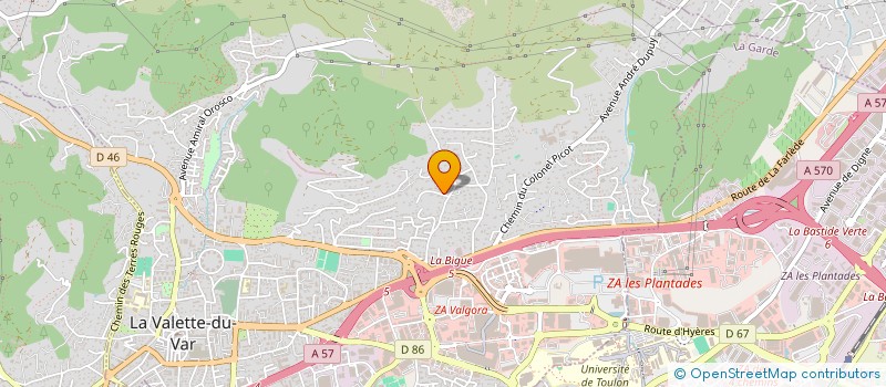 localisation de l'entreprise SMASH-SUR-MER  LA VALETTE-DU-VAR