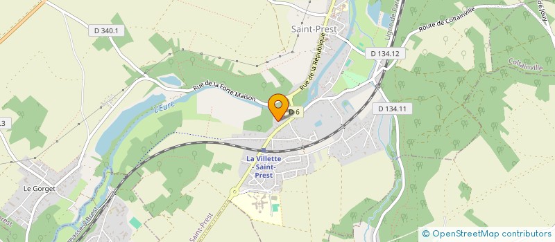 localisation de l'entreprise SMAT à SAINT-PREST