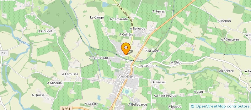 localisation de l'entreprise SMAT CONSTRUCTIONS à GONDRIN