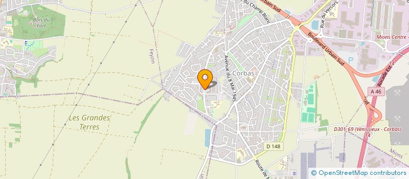 localisation de l'entreprise SMATCH&BEEF CORBAS à CORBAS