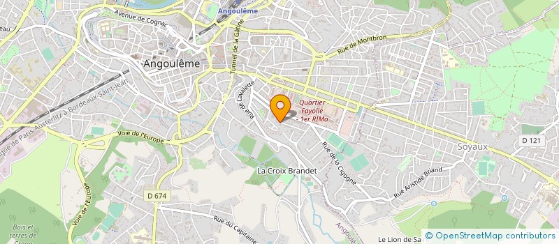 localisation de l'entreprise SMATIS INNOVATION à ANGOULEME