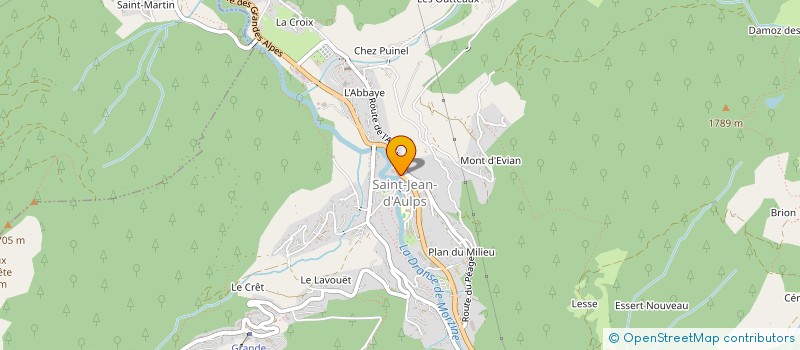 localisation de l'entreprise SMAX  SAINT-JEAN-D'AULPS