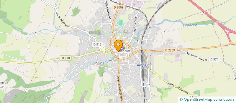 localisation de l'entreprise SMAX MARKET GANNAT  GANNAT