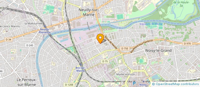 localisation de l'entreprise SMB à NOISY-LE-GRAND