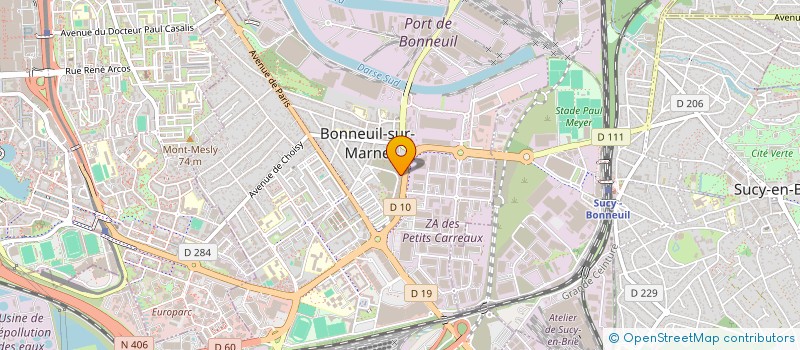 localisation de l'entreprise SMB à BONNEUIL-SUR-MARNE