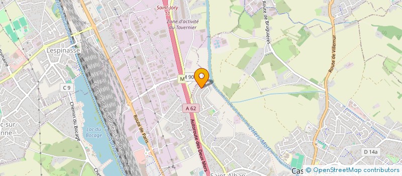 localisation de l'entreprise SMB  SAINT-ALBAN