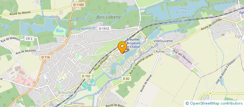 localisation de l'entreprise SMB à BREUILLET
