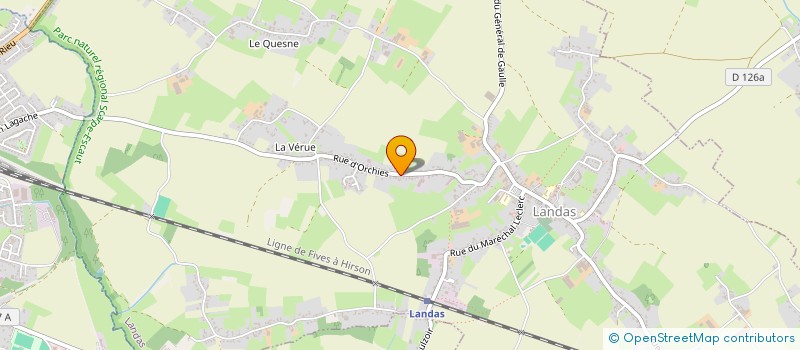 localisation de l'entreprise SMB  LANDAS