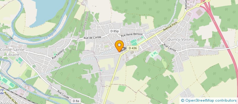 localisation de l'entreprise SMB  QUINCY-VOISINS
