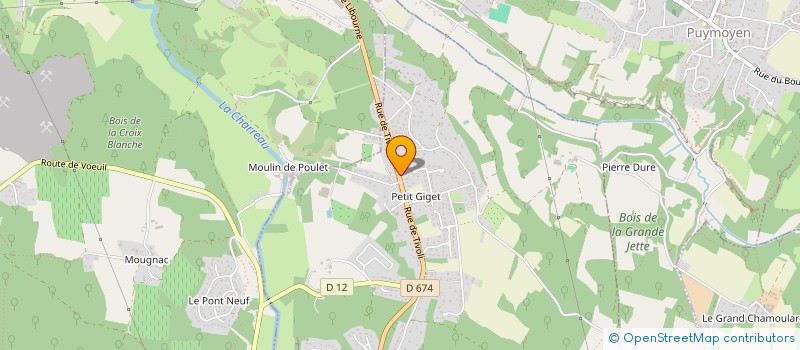 localisation de l'entreprise SMB à VŒUIL-ET-GIGET