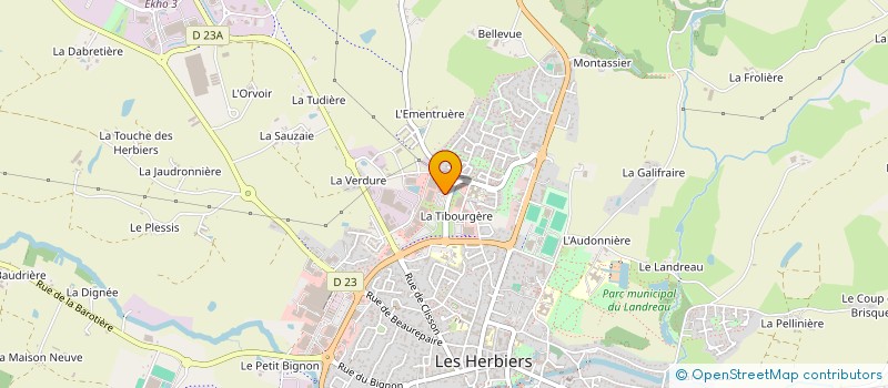 localisation de l'entreprise SMB à LES HERBIERS